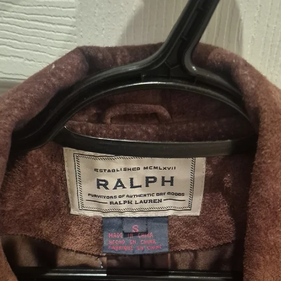 Ralph Lauren Brown Suede Zip-Front Jacket - Picture 2 of 5